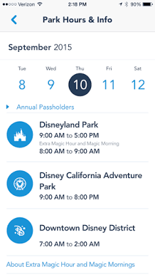 Disneyland Mobile App