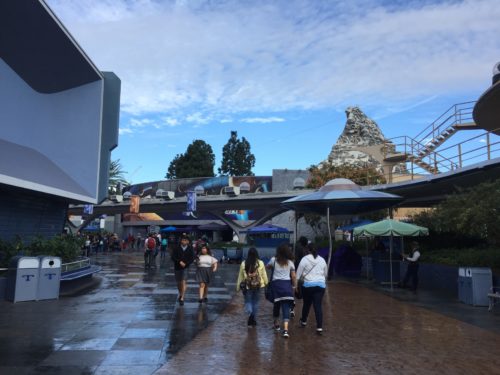 Disneyland after rain