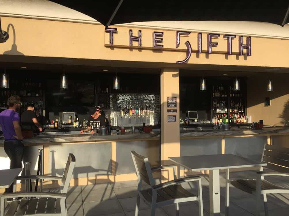 The FIFTH rooftop bar and lounge.