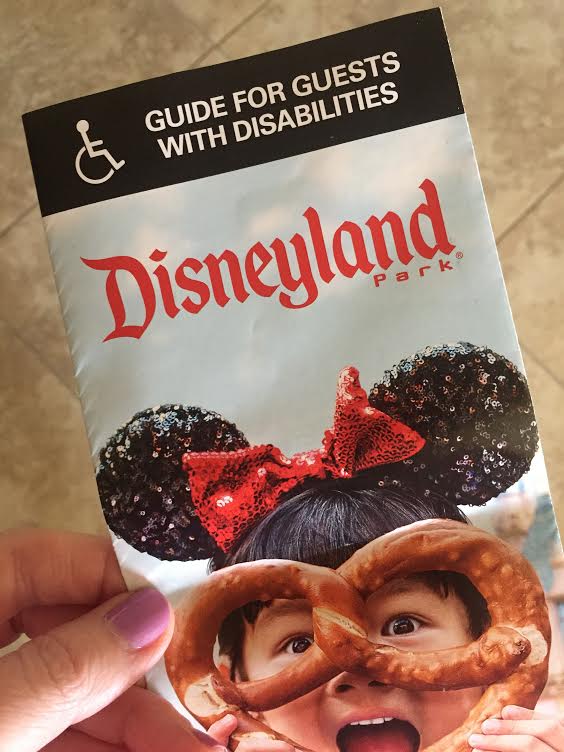 Disneyland Disability guest guide and map