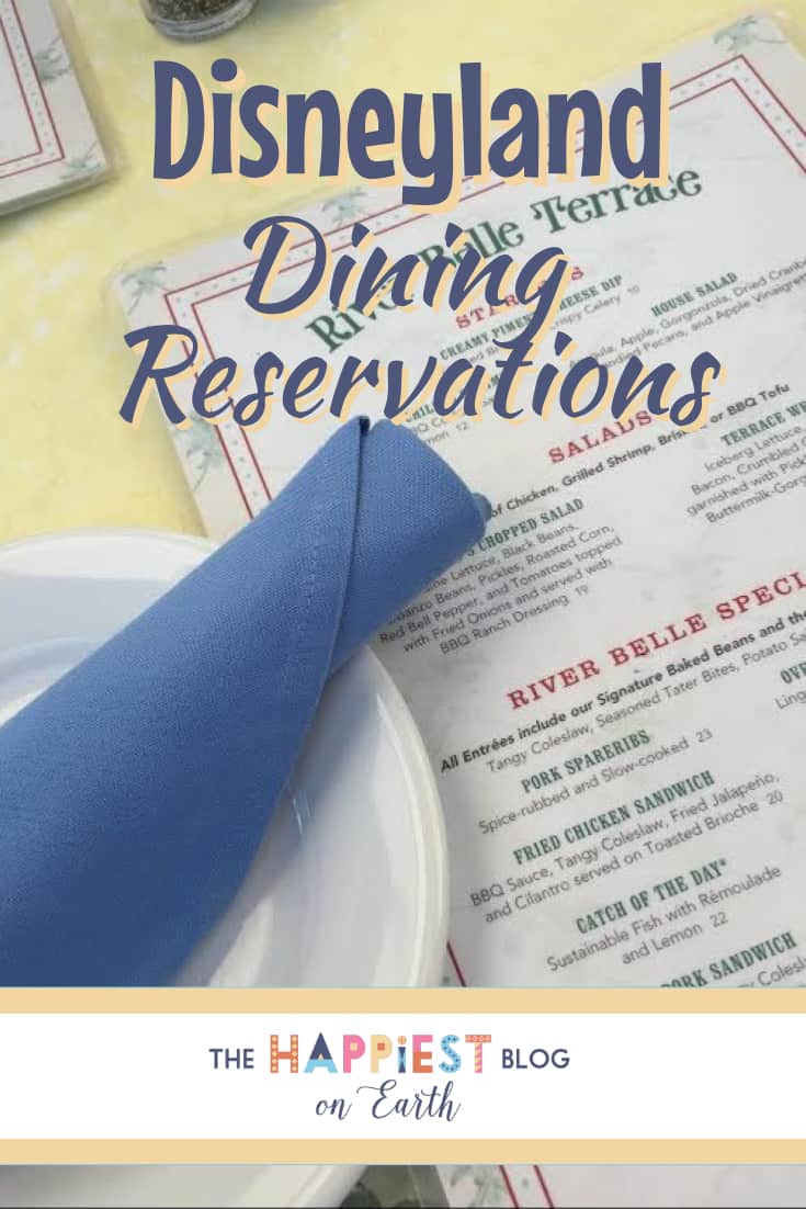 Everything you need to know about Disneyland Dining Reservations