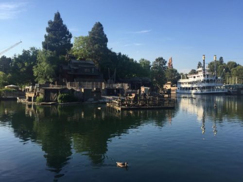 Fantasmic reserved space along Rivers of America