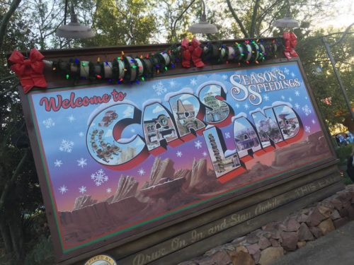 Happy Holidays from Cars Land!