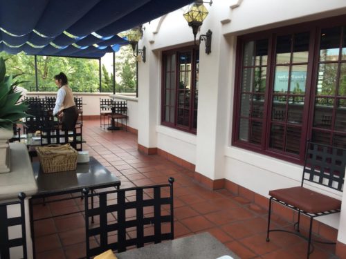 Carthay Circle patio dining. Carthay Circle patio dining.