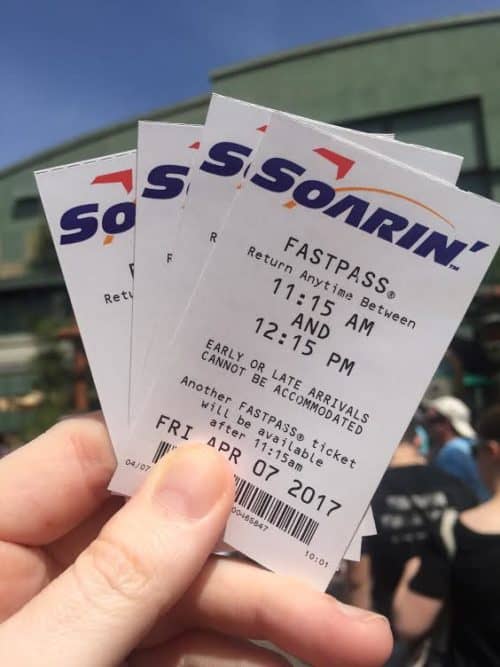 Soarin' FASTPASS Soarin' FASTPASS