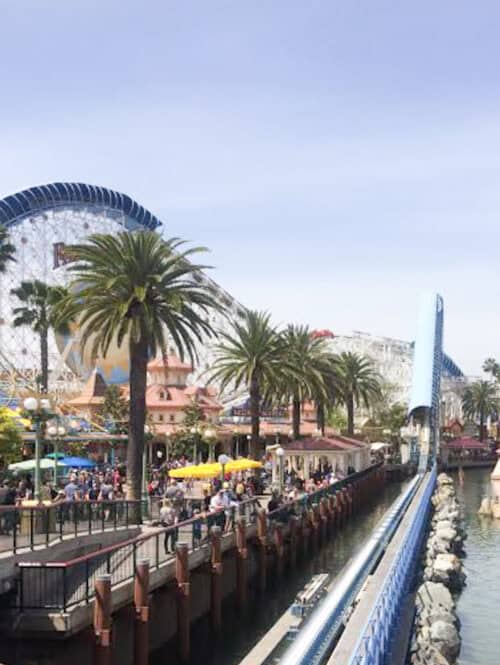 California Screamin launch California Screamin launch