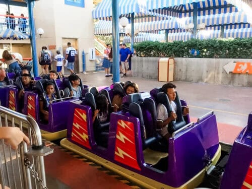 California Screamin seating California Screamin seating
