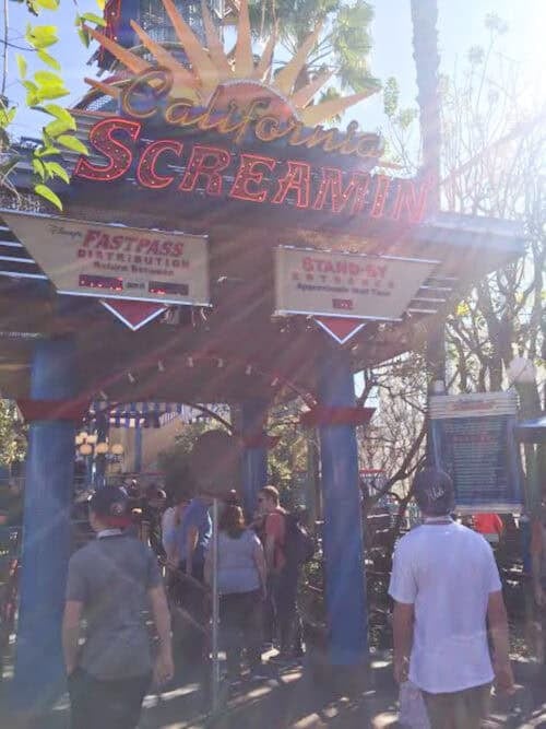 California Screaming entrance California Screaming entrance