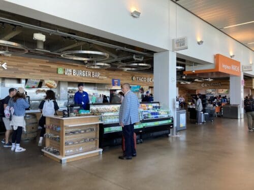 Long Beach airport food court