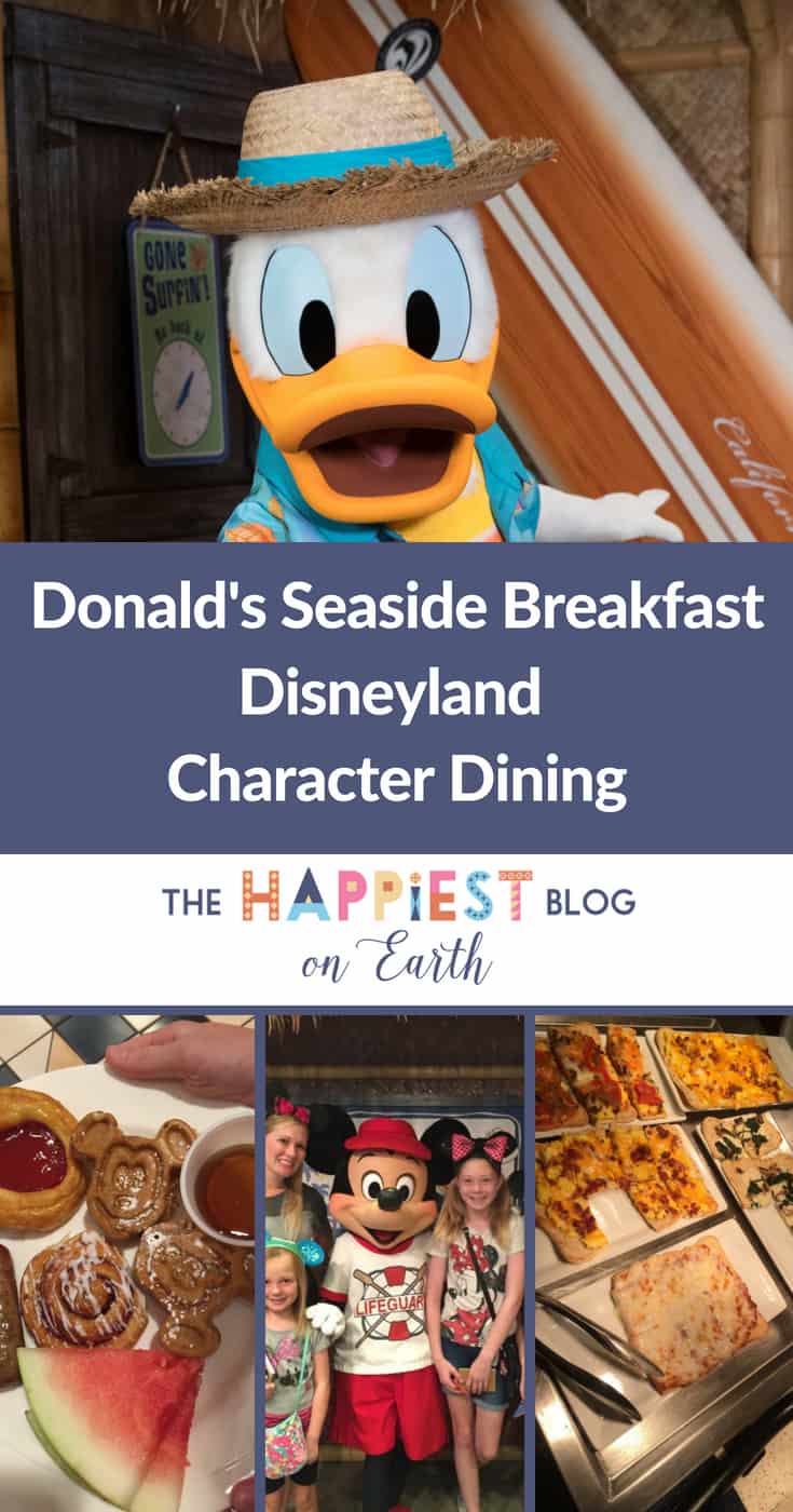 Donald Duck's Seaside Breakfast at Disneyland