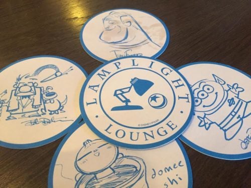 Lamplight Lounge coasters