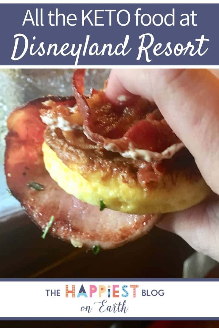 All the Keto food at Disneyland. Lists for every restaurant and what to eat to stay fueled. #DisneylandKeto #TravelKeto #KetoFood #DisneylandFood
