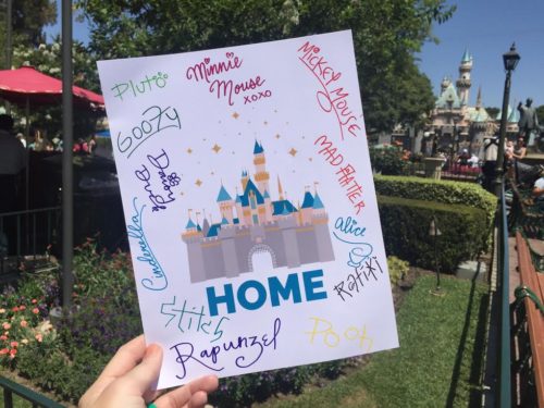Disneyland autograph tips
