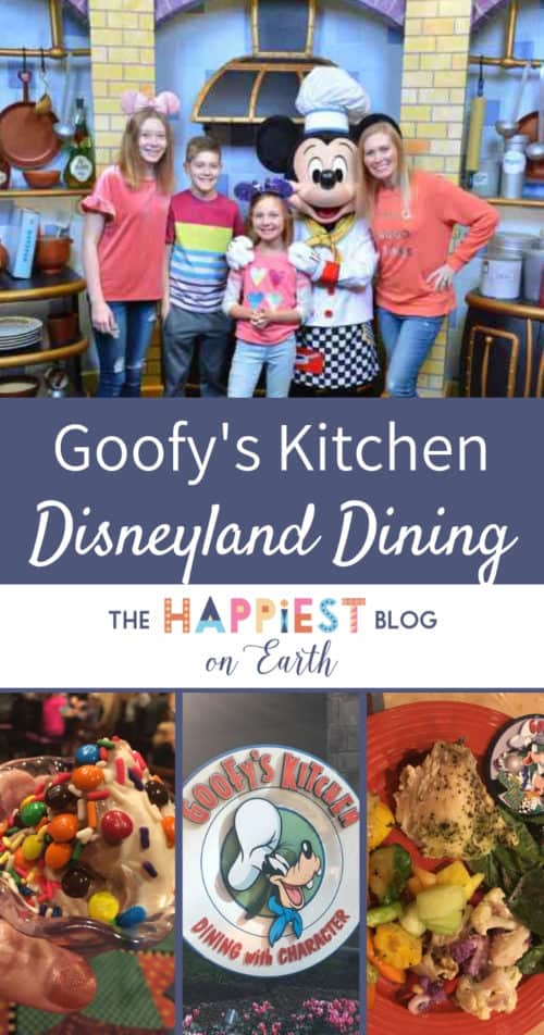 Goofy's Kitchen Disneyland Character Dining The Happiest Blog on Earth