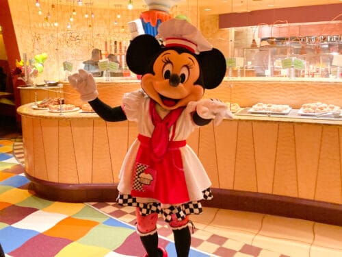 Minnie at Goofy Kitchen