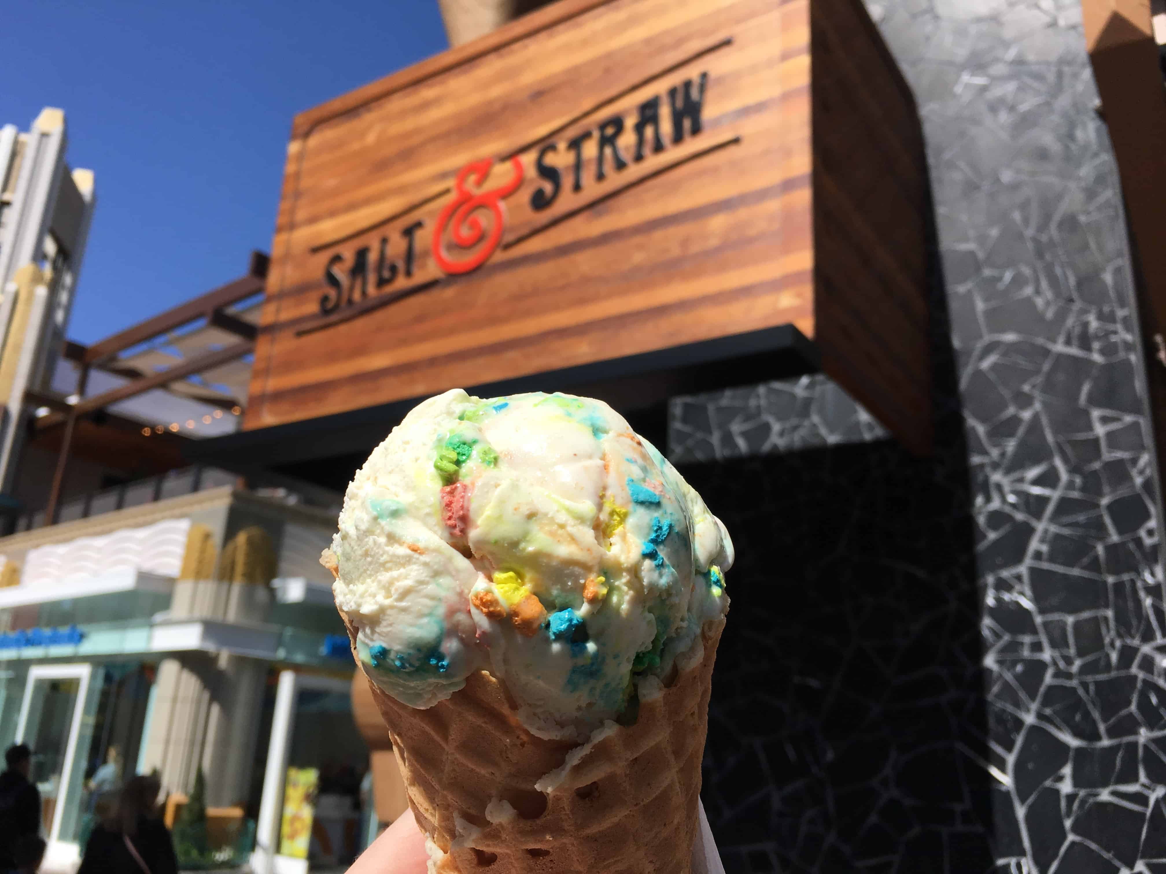 salt and straw ice cream cone Disneyland
