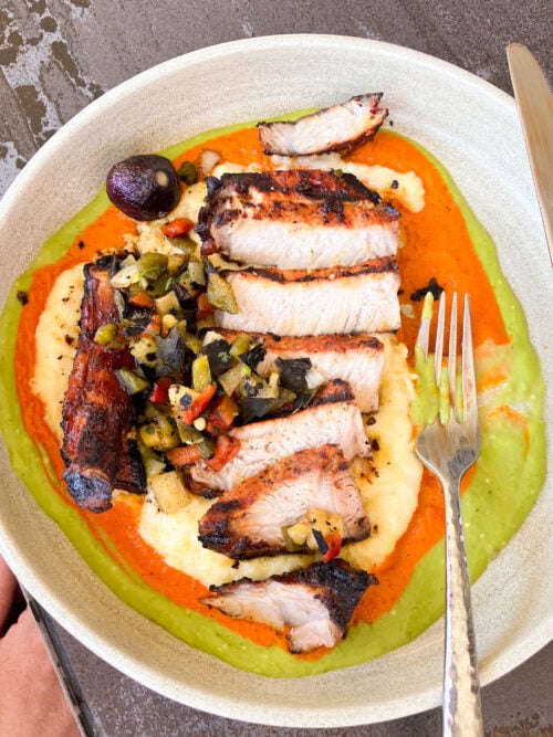 Al Pastor Pork Chop Lamplight Lounge Disney