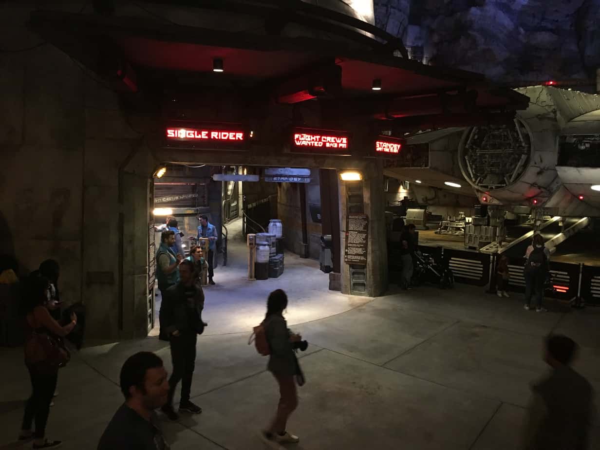 Disneyland Millennium Falcon entrance