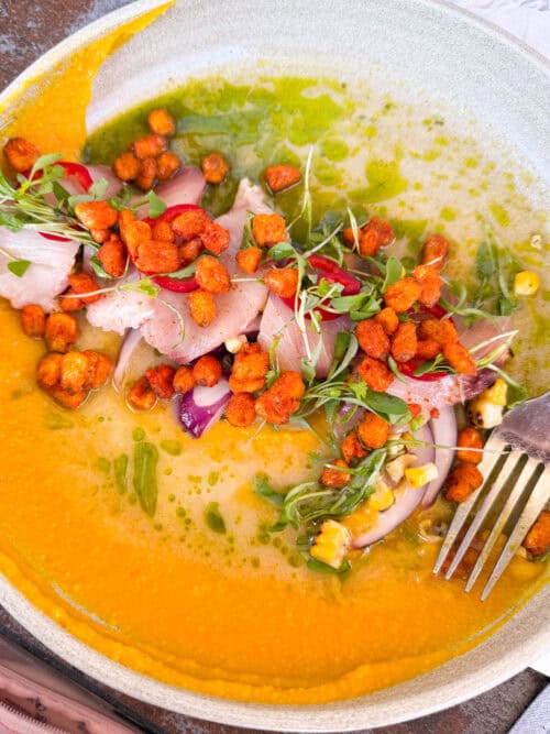 Peruvian Ceviche Lamplight Lounge Disney