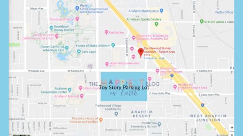 Toy Story Parking Lot Map