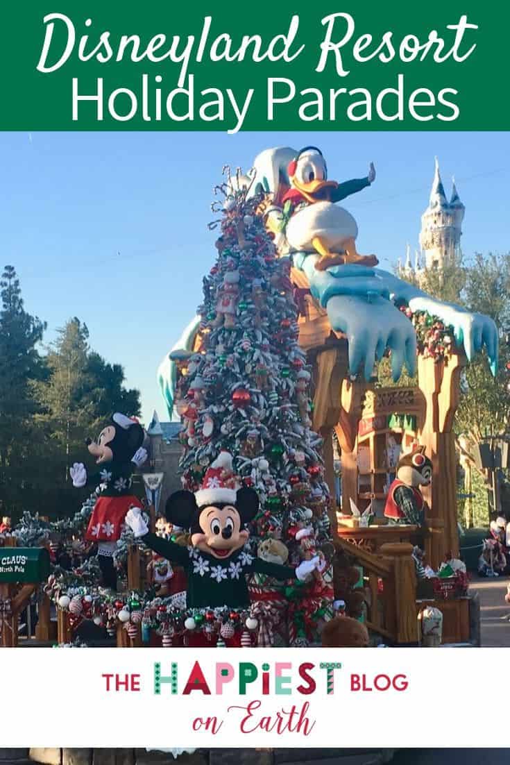 Disneyland Christmas parade