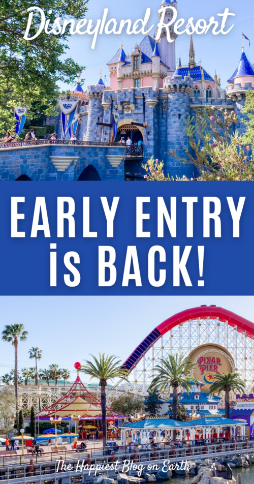 Early Entry Disneyland Resort 2