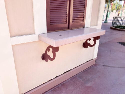 Disneyland ticket booth