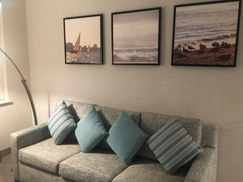 Cambria suites living room