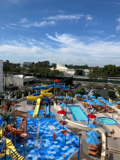 Courtyard Anaheim Theme Park Entrance water park and space mountain Courtyard Anaheim Theme Park Entrance water park and space mountain
