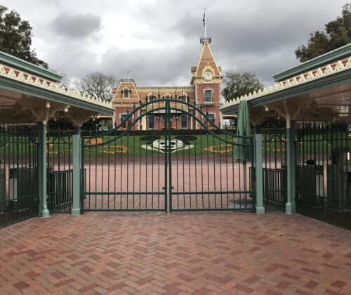 Disneyland gates