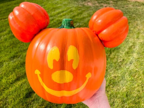 DIY Disneyland Mickey Pumpkin