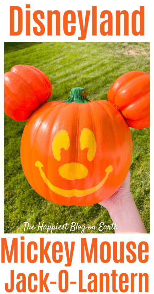 DIY Disneyland Pumpkin