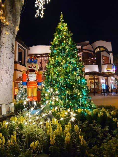 Downtown Disney christmas tree