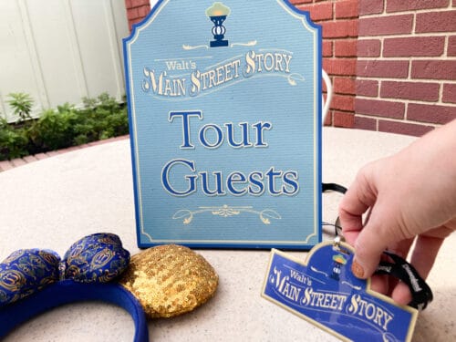 Walts Main Street Story Tour lanyard