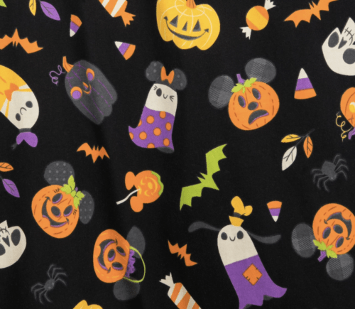 Disney Halloween pajama print detail