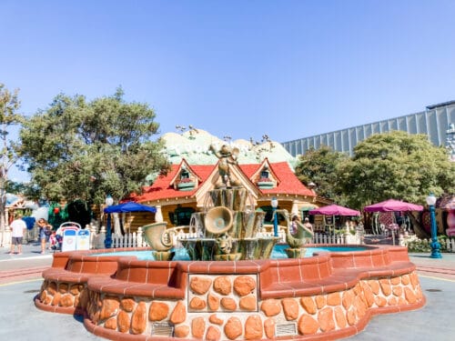 Toontown Mickey Fountain