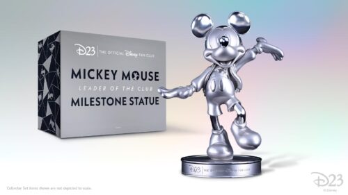 D23 membership Mickey statue