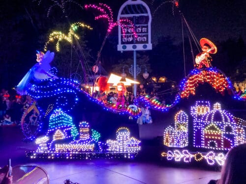 New float for Main Street Electrical Parade