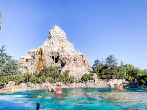 Disneyland Matterhorn from Tomorrowland