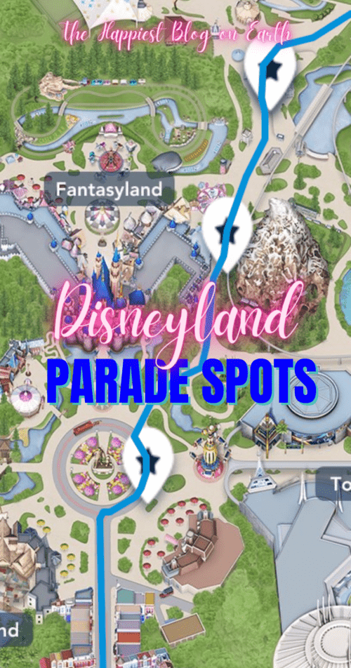 Disneyland Parade Spots