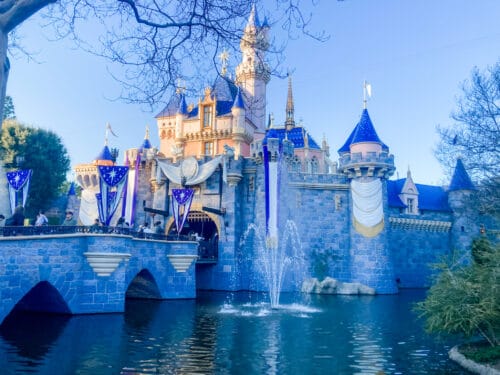 Disney100 castle side