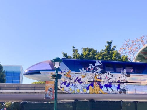 Disney100 monorail