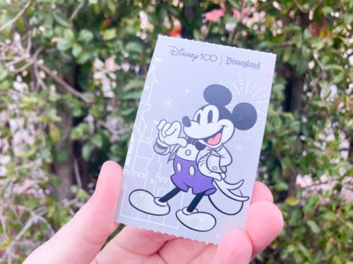 Disney100 ticket Mickey