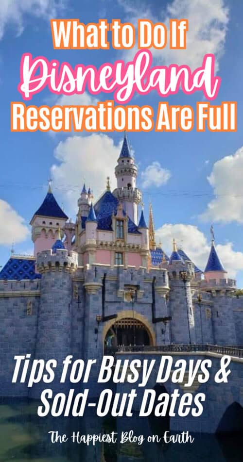Disneyland Sold Out Capacity