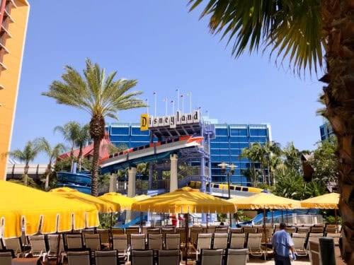 Disneyland Pool umbrellas