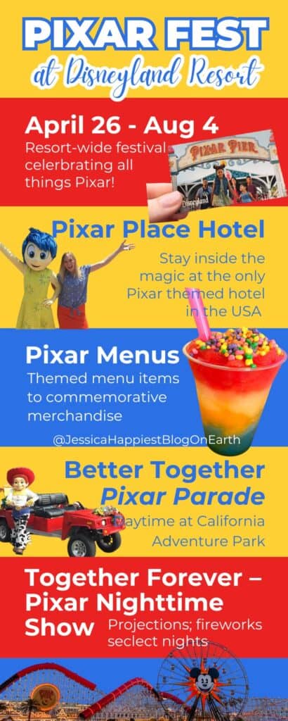 Pixar Fest 2024 Infographic