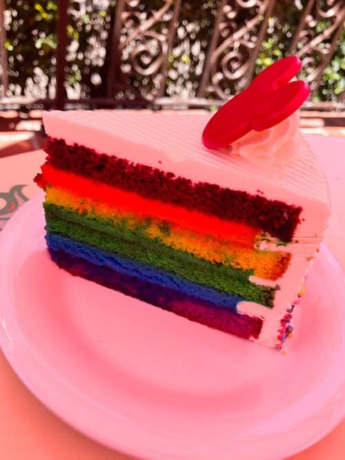 Pride Month Rainbow Cake Disneyland