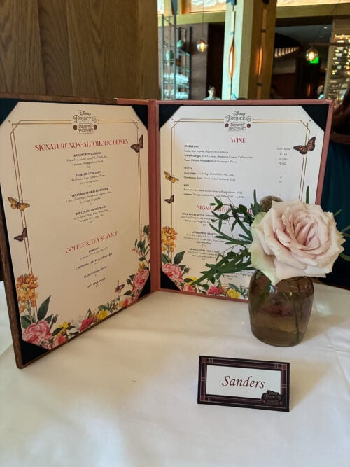 Princess Breakfast Wine and Drink Menu Princess Breakfast Wine and Drink Menu