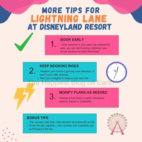 More Tips for Lightning Lane at Disneyland