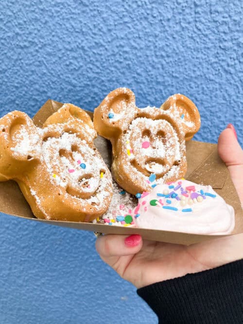 Celebration Waffles 70th Disneyland